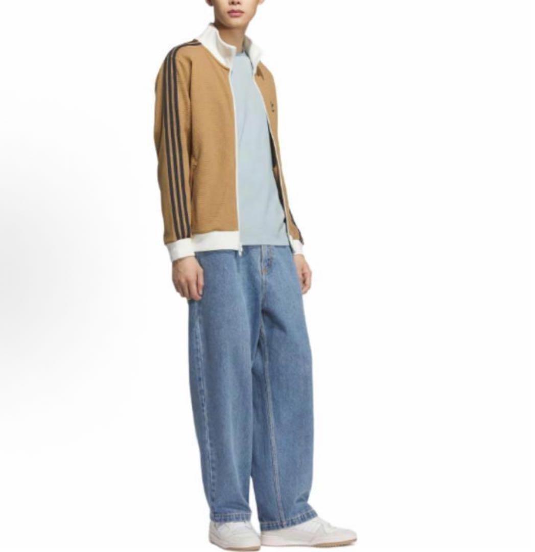 新品M adidas 長袖ジャケット ブラウン　KB8952