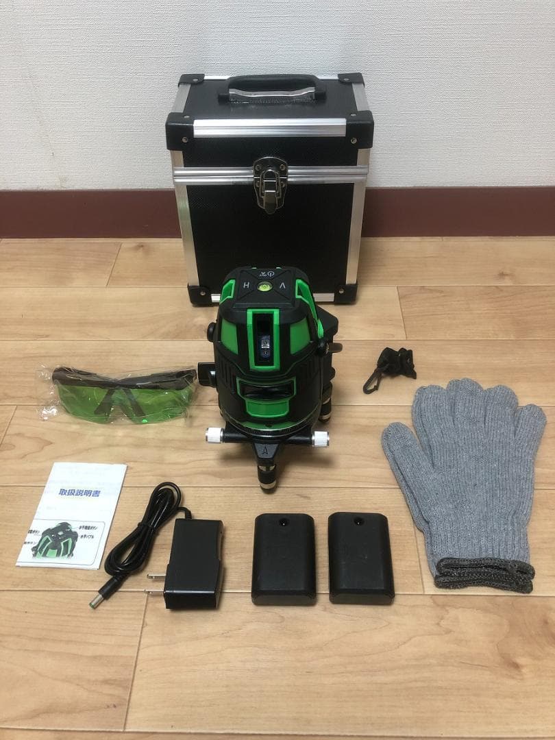 5ライン6点　グリーンレーザー墨出し器測定器水平器墨出し機墨出器水準器/高精度