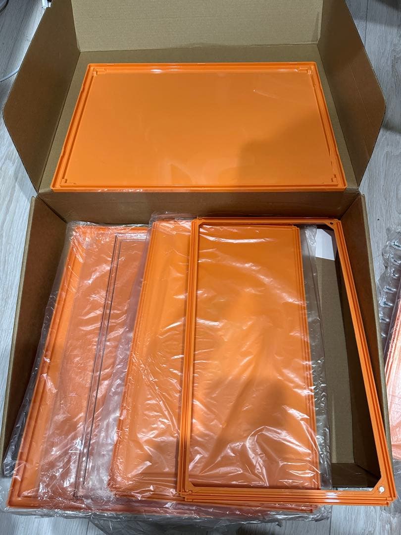 【日本未発売】ナイキ シューズボックス オレンジ 10個