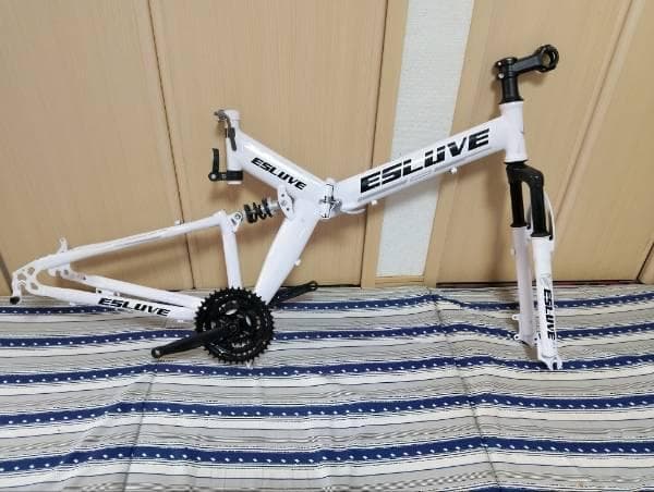 マウンテンバイク フレーム　自転車フレーム ジャンク品 MTB DIY