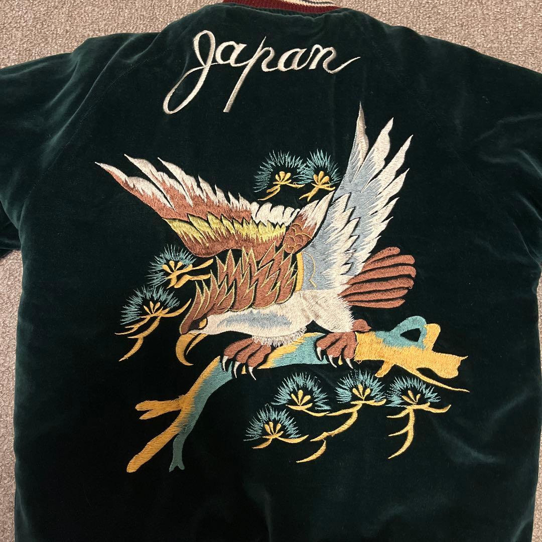 Clover Leaf スカジャン リバーシブル　東洋エンタープライズ　別珍