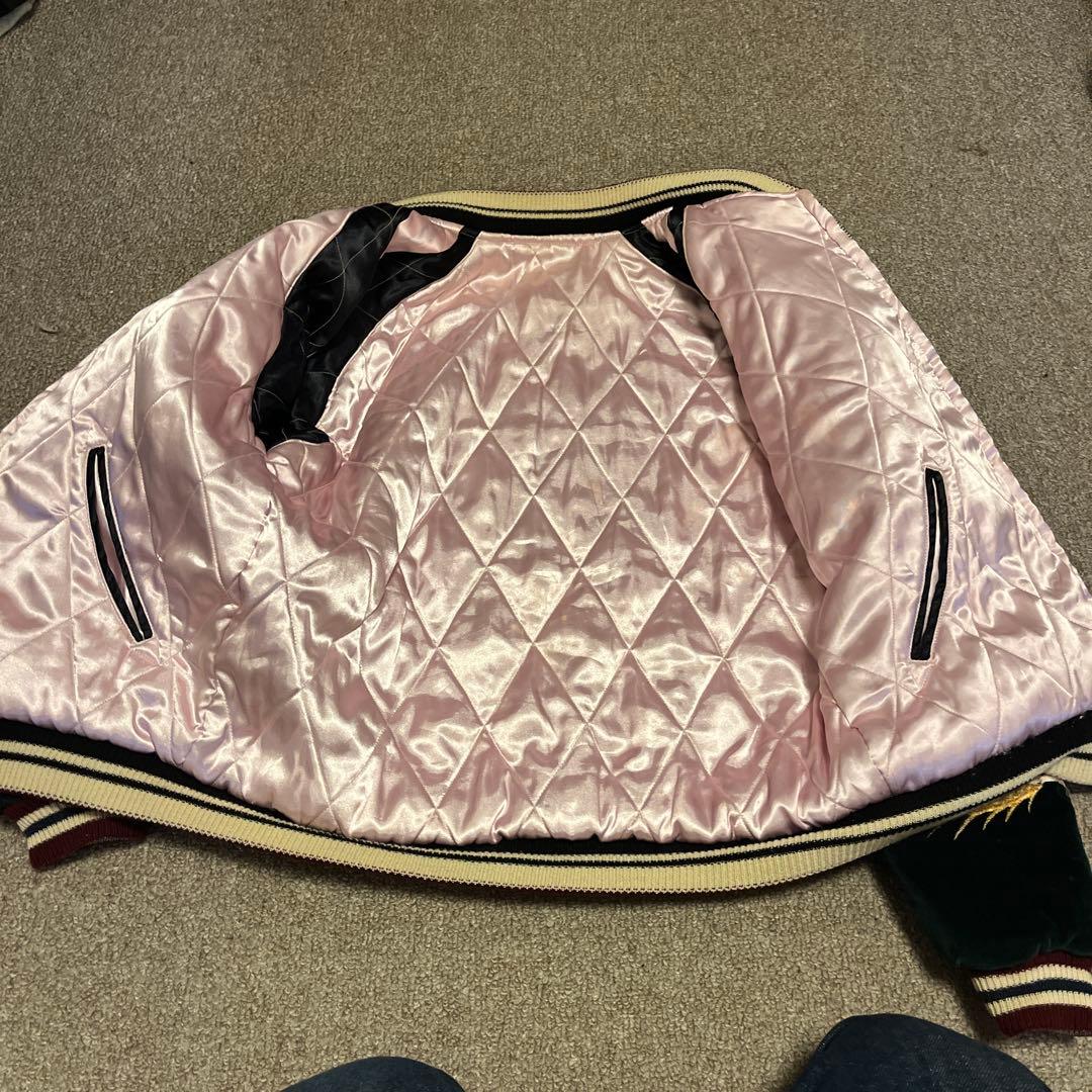 Clover Leaf スカジャン リバーシブル　東洋エンタープライズ　別珍