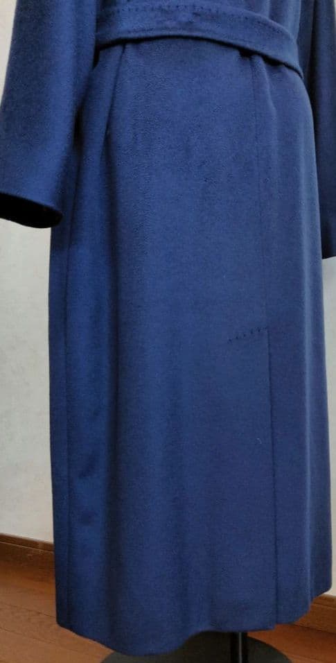 マックスマーラ　ウィークエンド　ダークブルー ロングコート 40　レディース