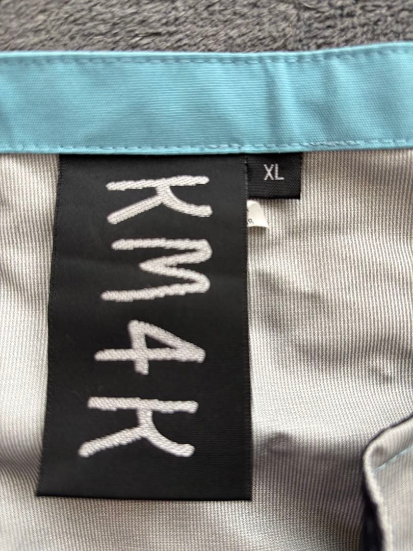 KM4K 水色 フード付き スノーボードウェア XL上下セット