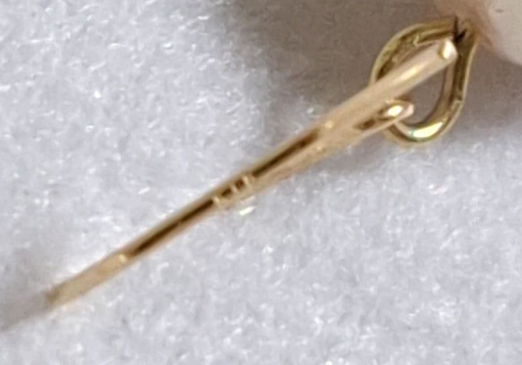 k18 あこや真珠 フックピアス