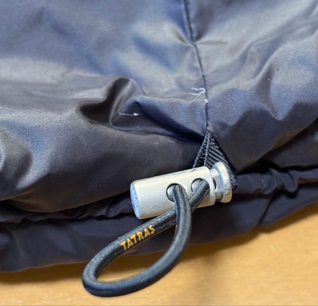 TATRAS タトラス　ノーカラー　ダウンジャケット　ロング　ネイビー　Lサイズ