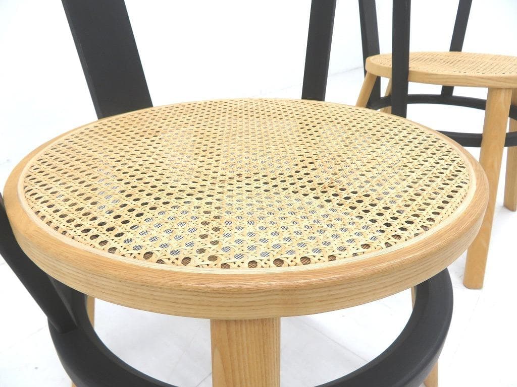 展示品　タイムアンドスタイル　オフセット　ダイニングチェア　2脚セット　北欧