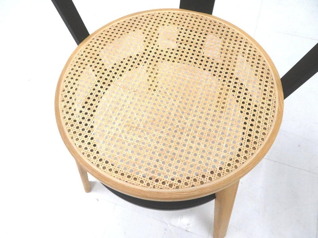 展示品　タイムアンドスタイル　オフセット　ダイニングチェア　2脚セット　北欧