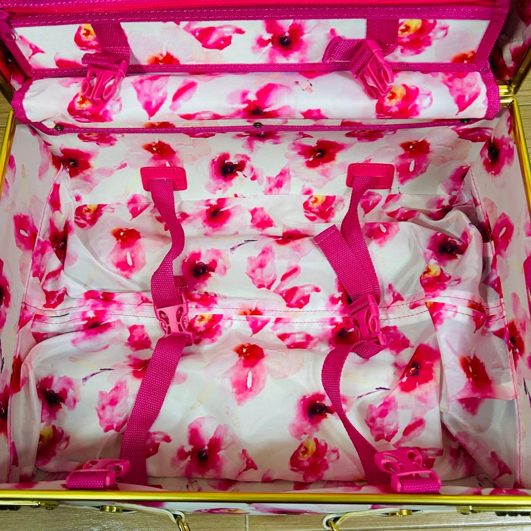 シフレ キャリーケース 旅行カバン ユーラシアトランク ピンク　花柄