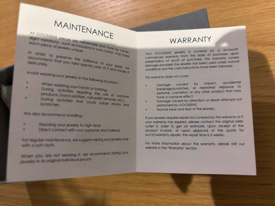 GOOSSENS PARIS グーセンスパリ　リング