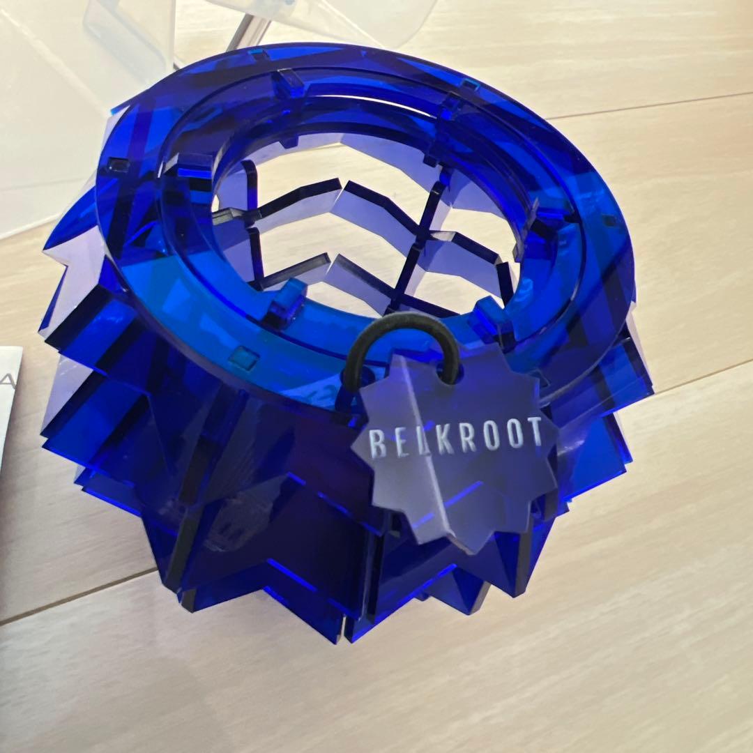 BELKROOT 青のベルクロボタン