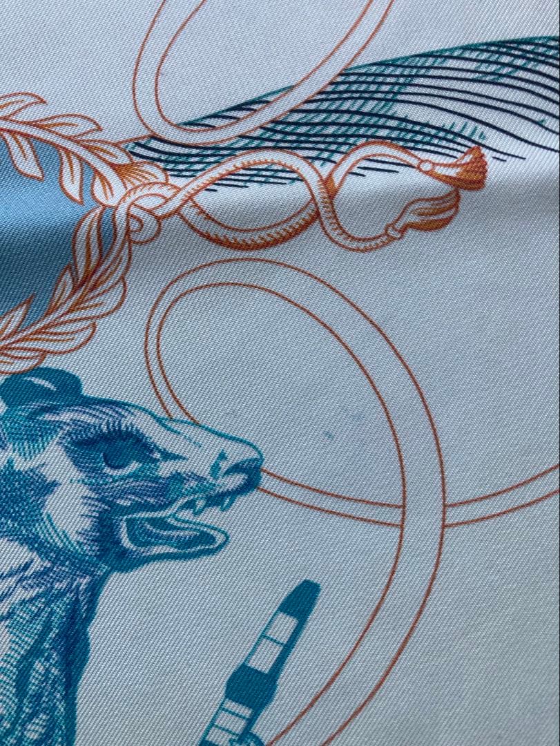 エルメス　スカーフ　ダブルフェイス