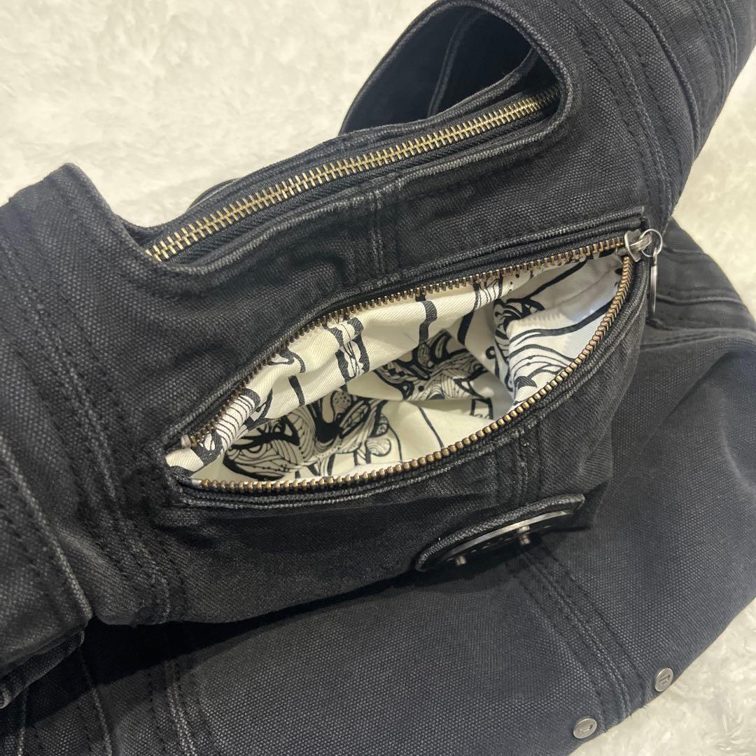 ピンクの猫ディーゼルdiesel oneshoulder bagブラック