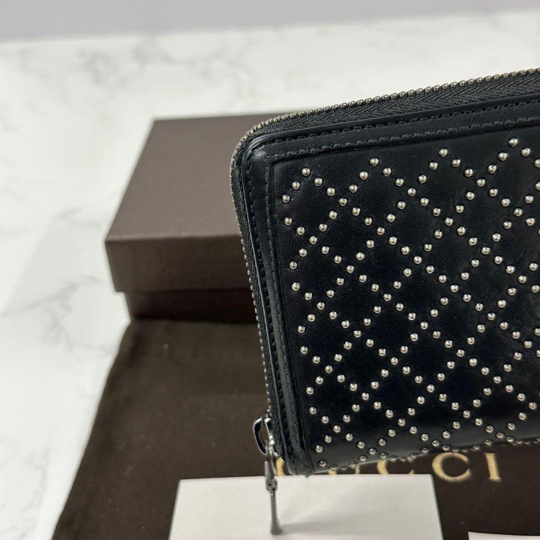 超良品‼️ グッチ　GUCCI 長財布　インターロッキングGG ラウンドファスナー
