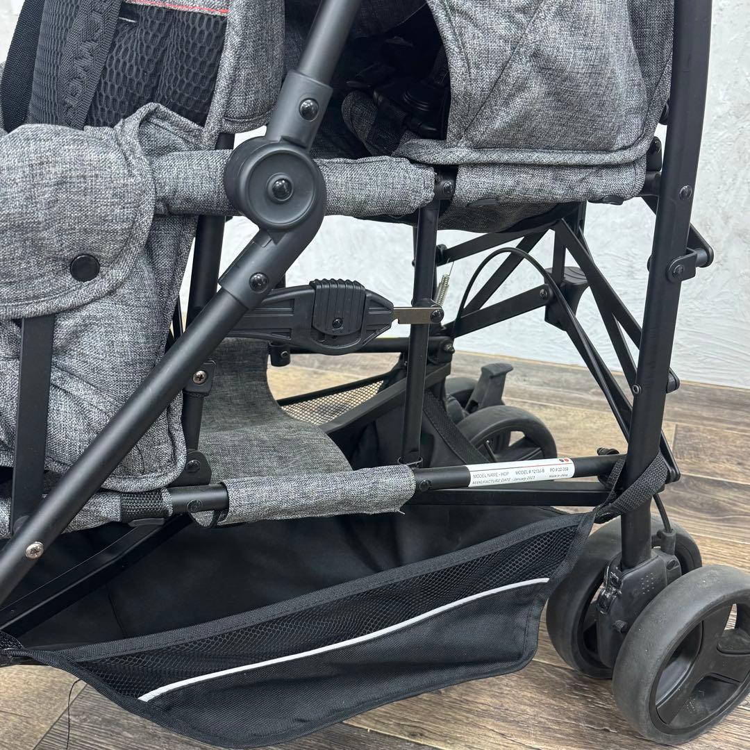 キンダーワゴン DUO シティHOPII 2人乗りベビーカー バギー