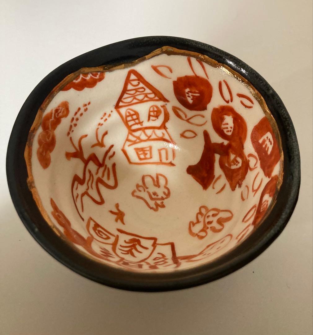 有賀正季　皿(1枚)と小鉢？(3点)