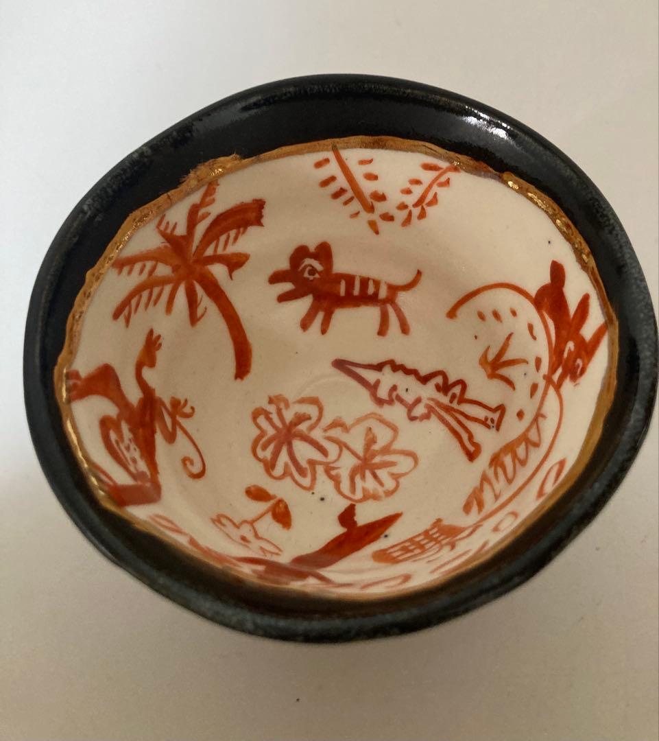 有賀正季　皿(1枚)と小鉢？(3点)