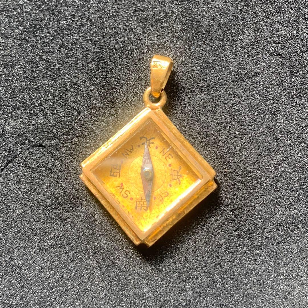 K18製コンパストップ、ラスト出品