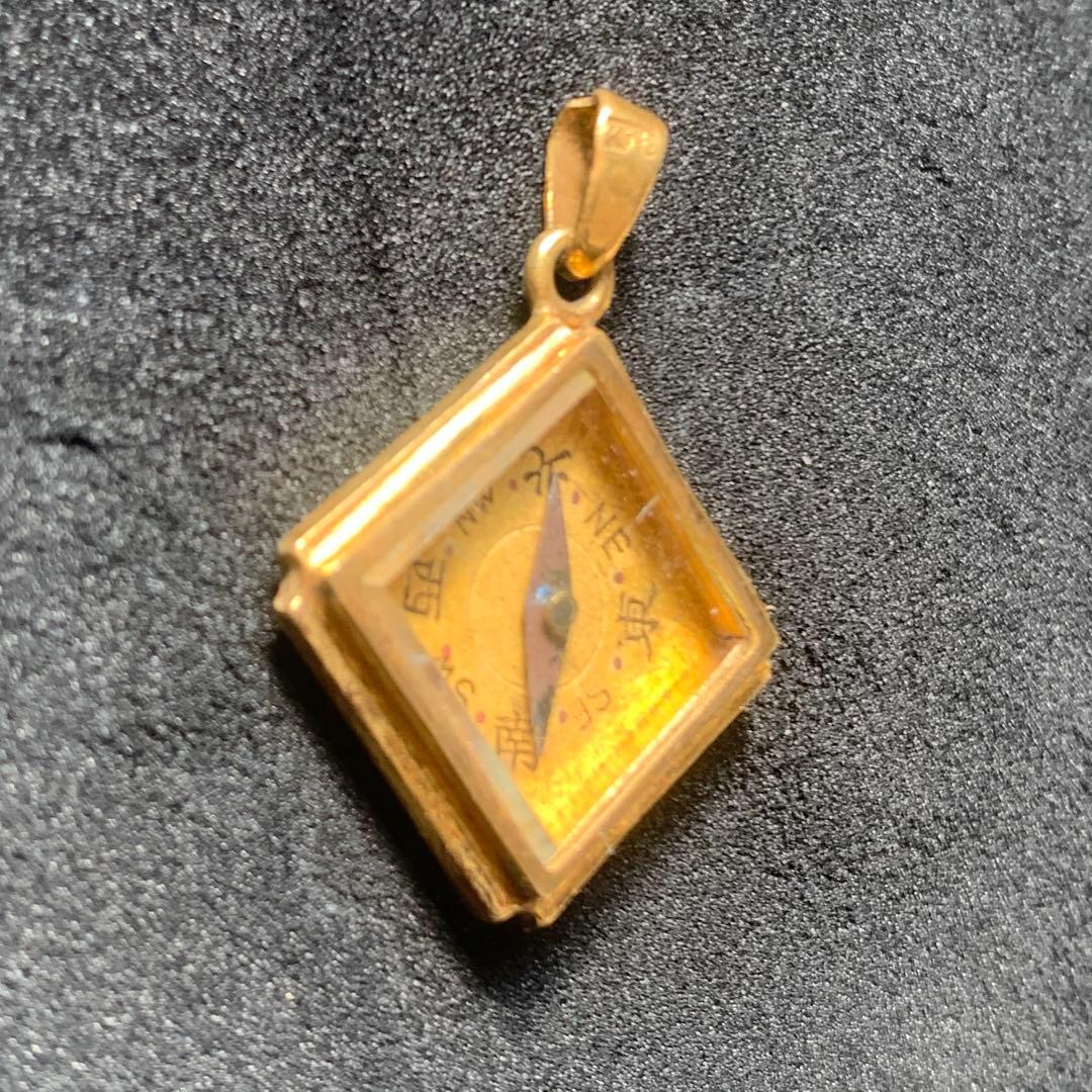 K18製コンパストップ、ラスト出品