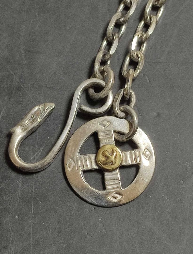 ゴローズgoros金付きメディスンホイール＆イーグルフック＆太角チェーン