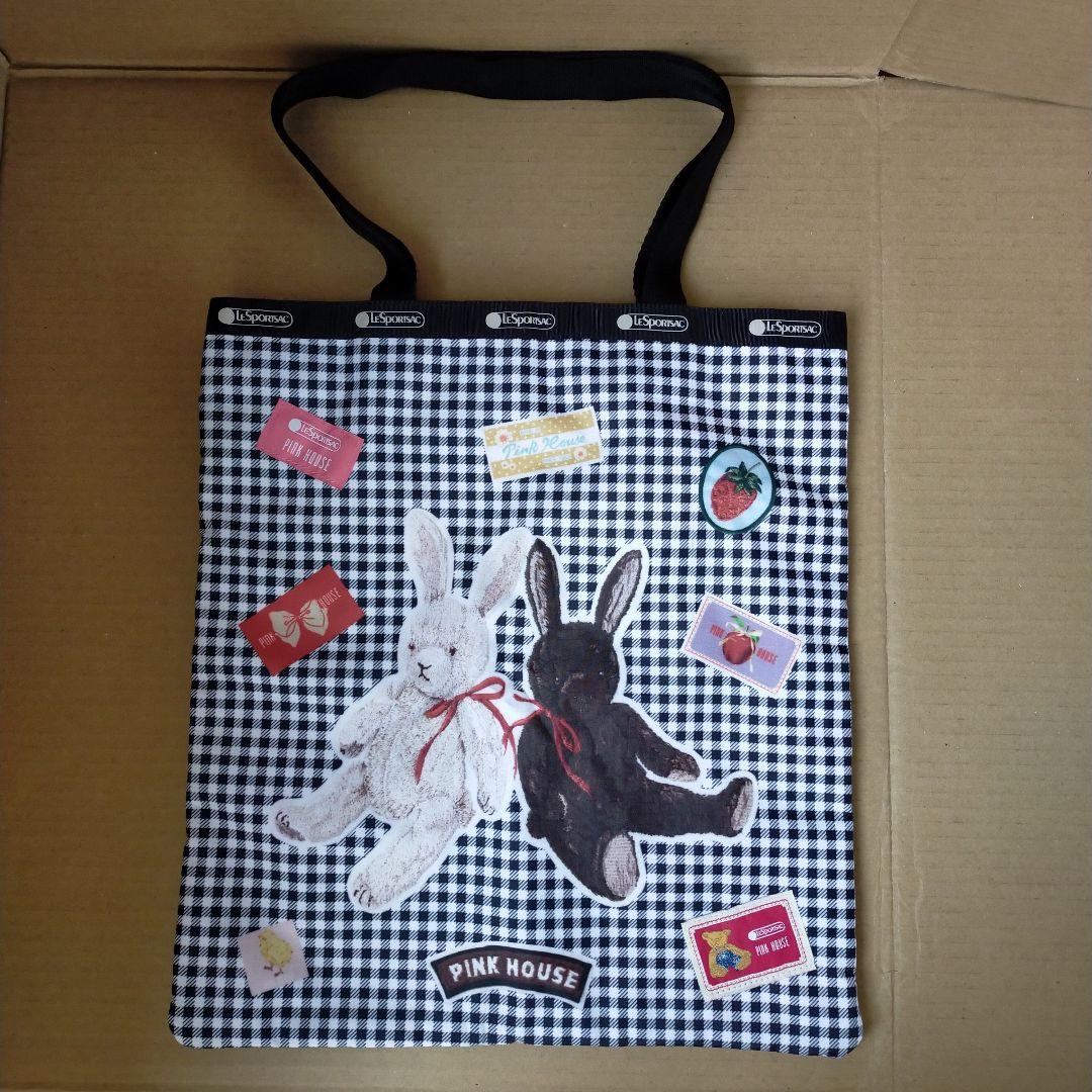 未使用 レスポート ピンクハウストートバッグ うさぎ