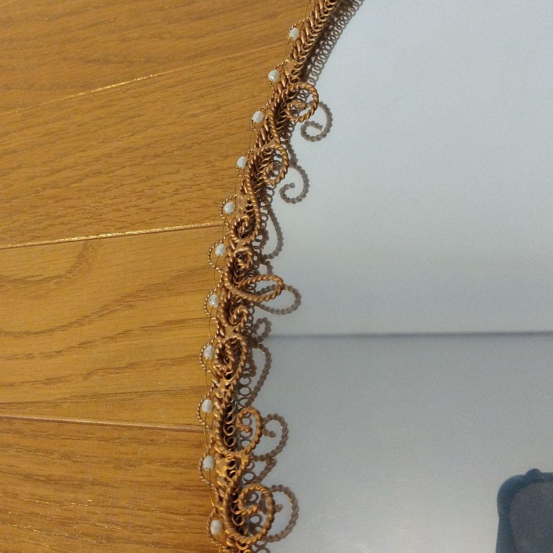 新品未使用品 IRON CLOTH 壁掛けミラー ピンク JEL-497PI