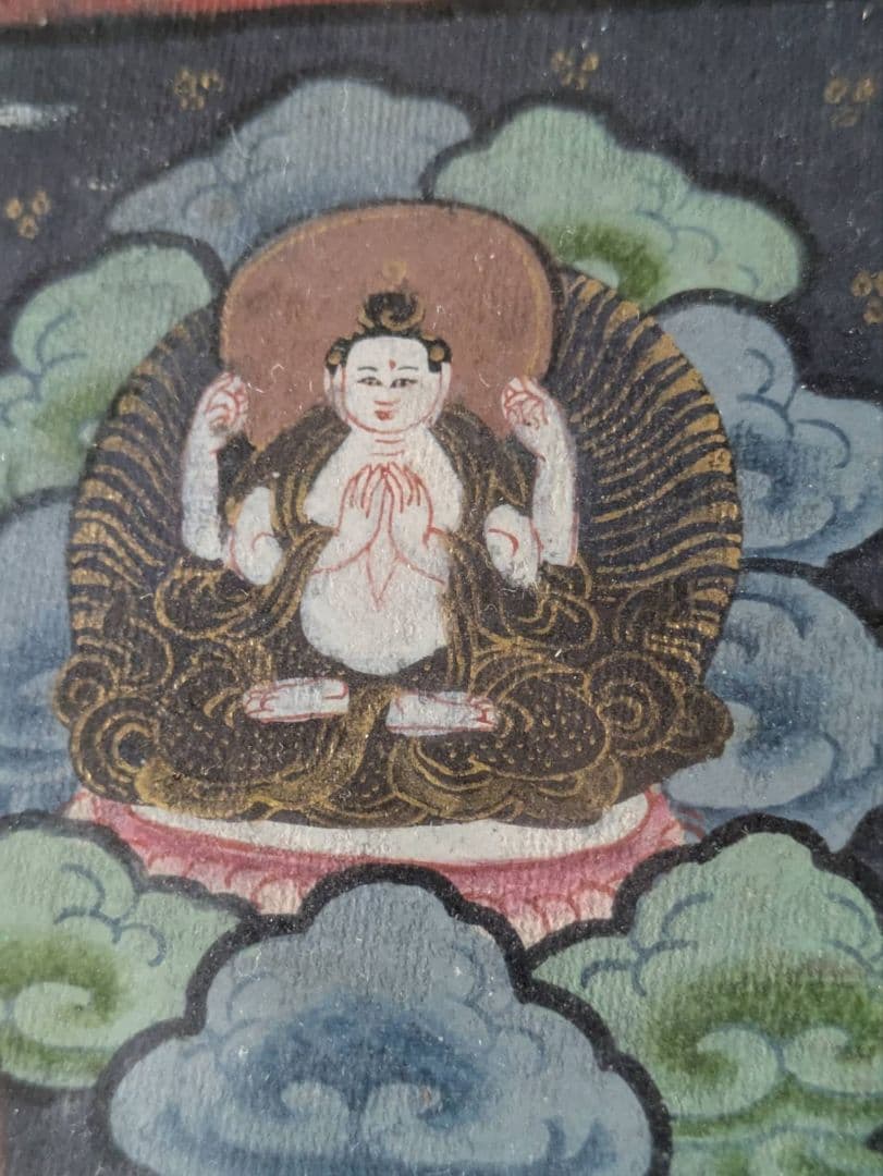 曼荼羅　六道輪廻図　骨董品　保存品