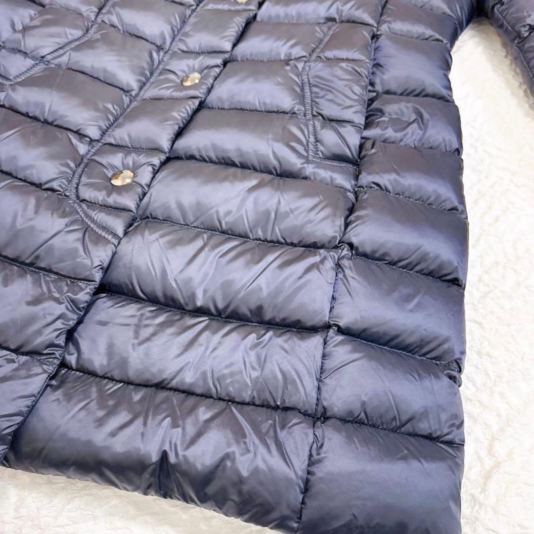 未使用級✨ ケープホーン CAPEHORN ファー付きダウンコート ネイビー