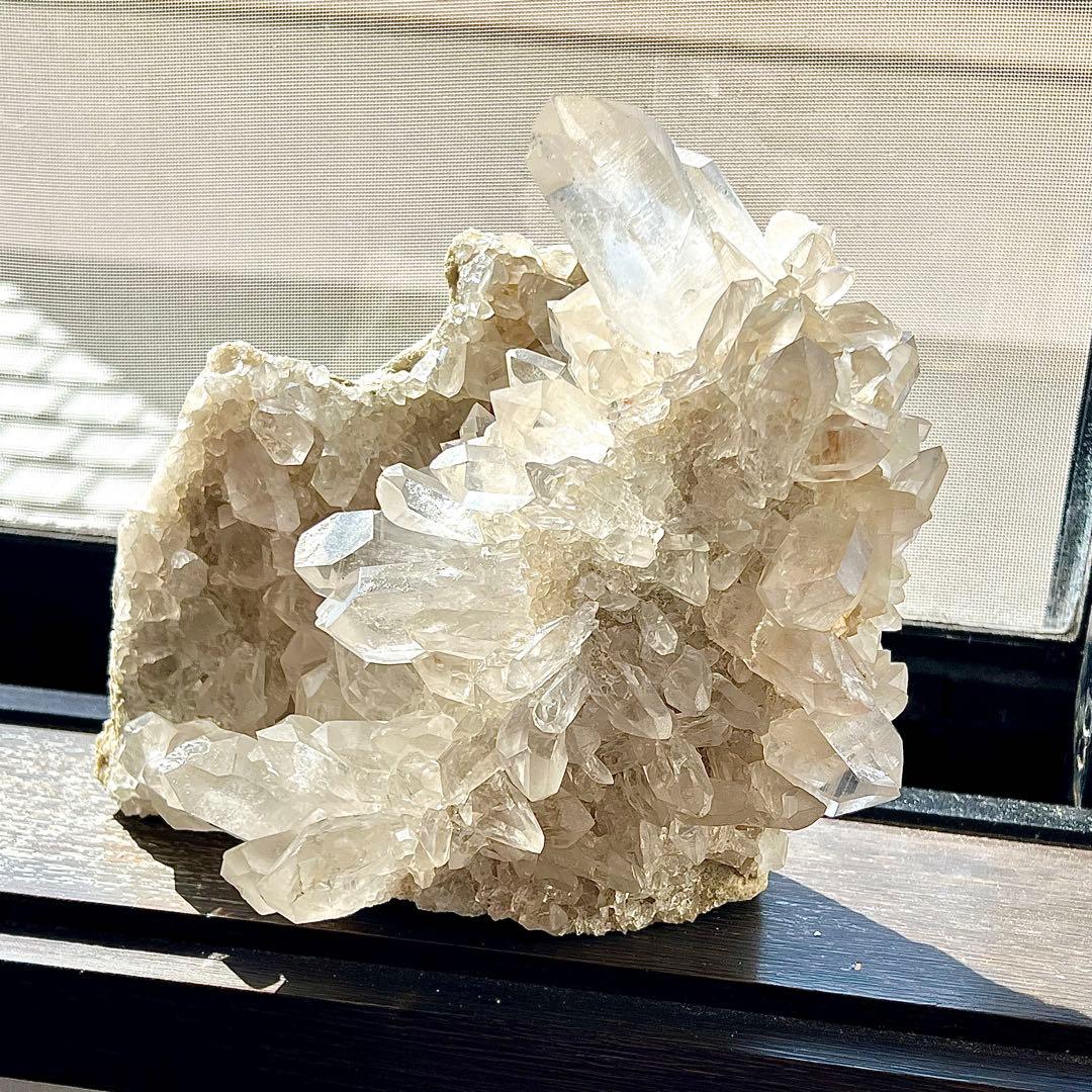 ごつい　最高級　聖地ヒマラヤ マニハール産　高波動 天然水晶クラスター