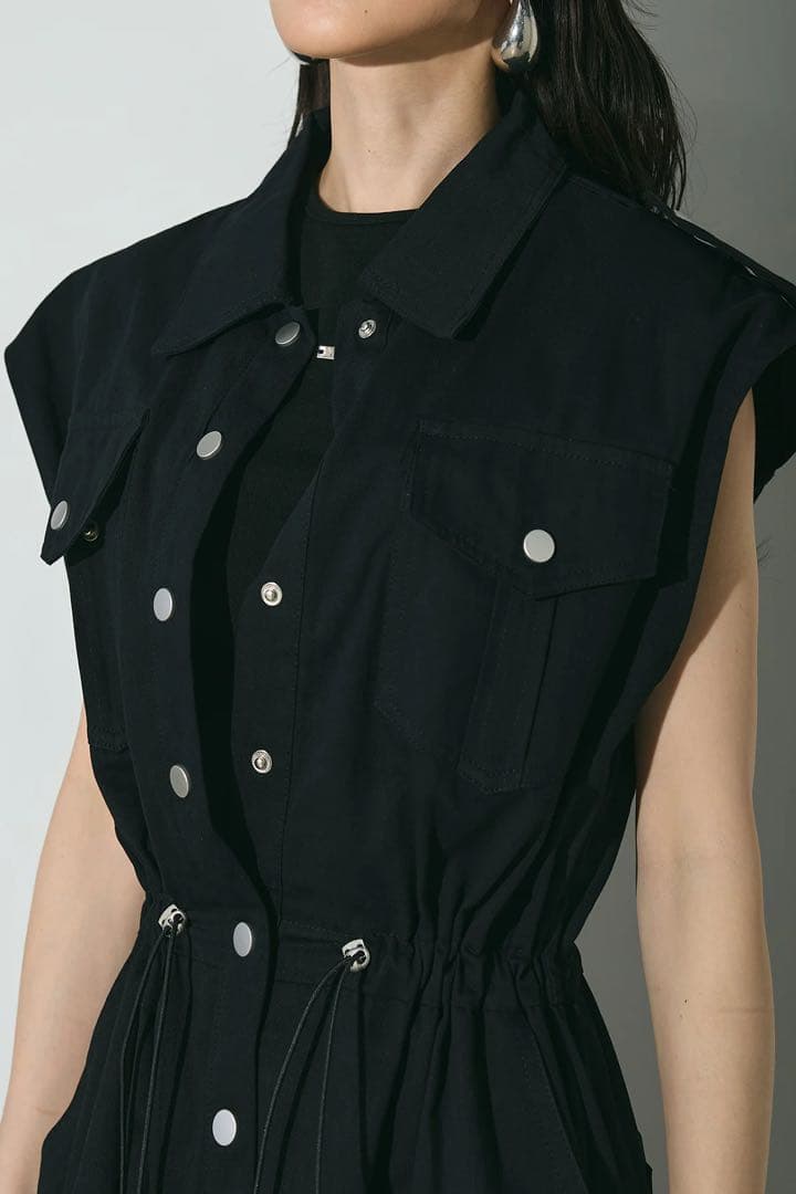 ⭐️andrea&co【AUBREY】⭐️完売ダブルポケットドロストオールインワン