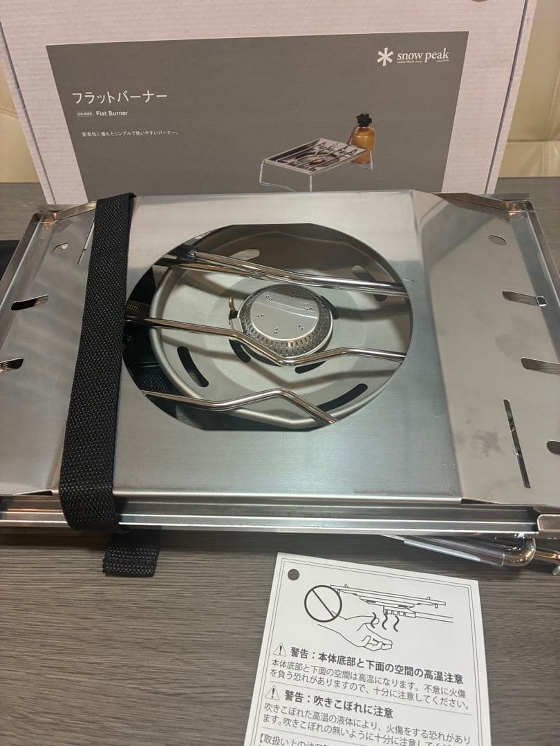 スノーピークIGTスリム CK-180 フラットバーナーのセット‼️