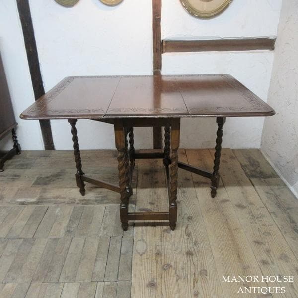 イギリス アンティーク 家具 ゲートレッグテーブル ダイニング 英国 6743d