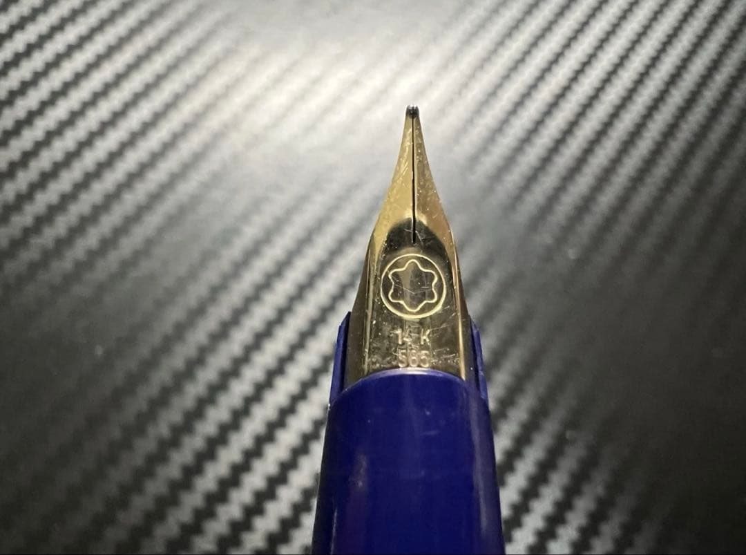 極美品 モンブラン ジェネレーション ネイビー F 細字 万年筆