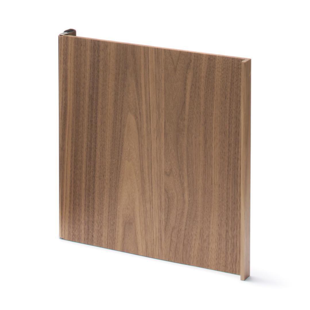 【新品未使用】無印良品　スタッキングシェルフ　木製扉　ウォールナット材突板×2個