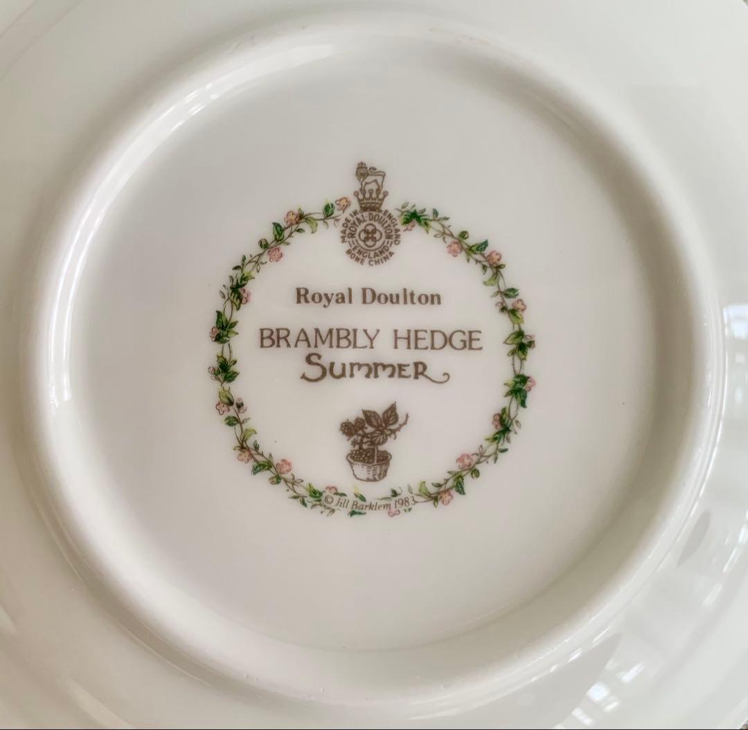 ロイヤルドルトン ブランブリーヘッジ 春夏秋冬 コースター 12cm