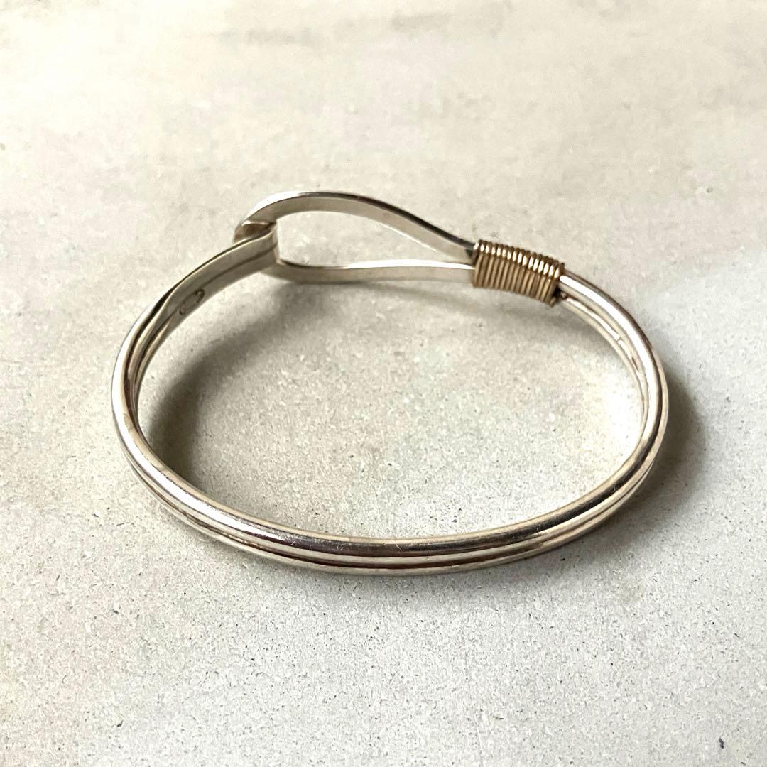 VINTAGE ヴィンテージ バングル ブレスレット 925×真鍮