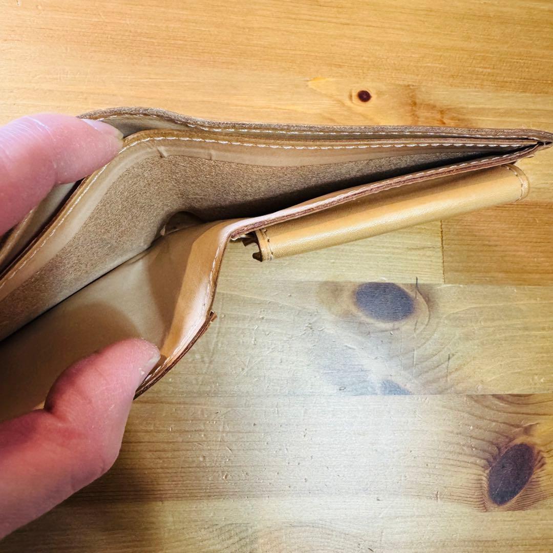 l*é様 エンダースキーマ 財布 half wallet 折り財布 ヌメ革 ナチ