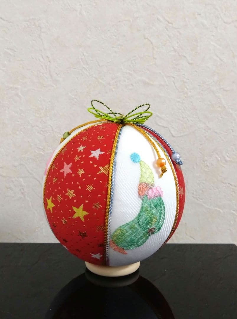 手毬 手鞠 てまり 刺繍ピエロNo.145 ハンドメイド