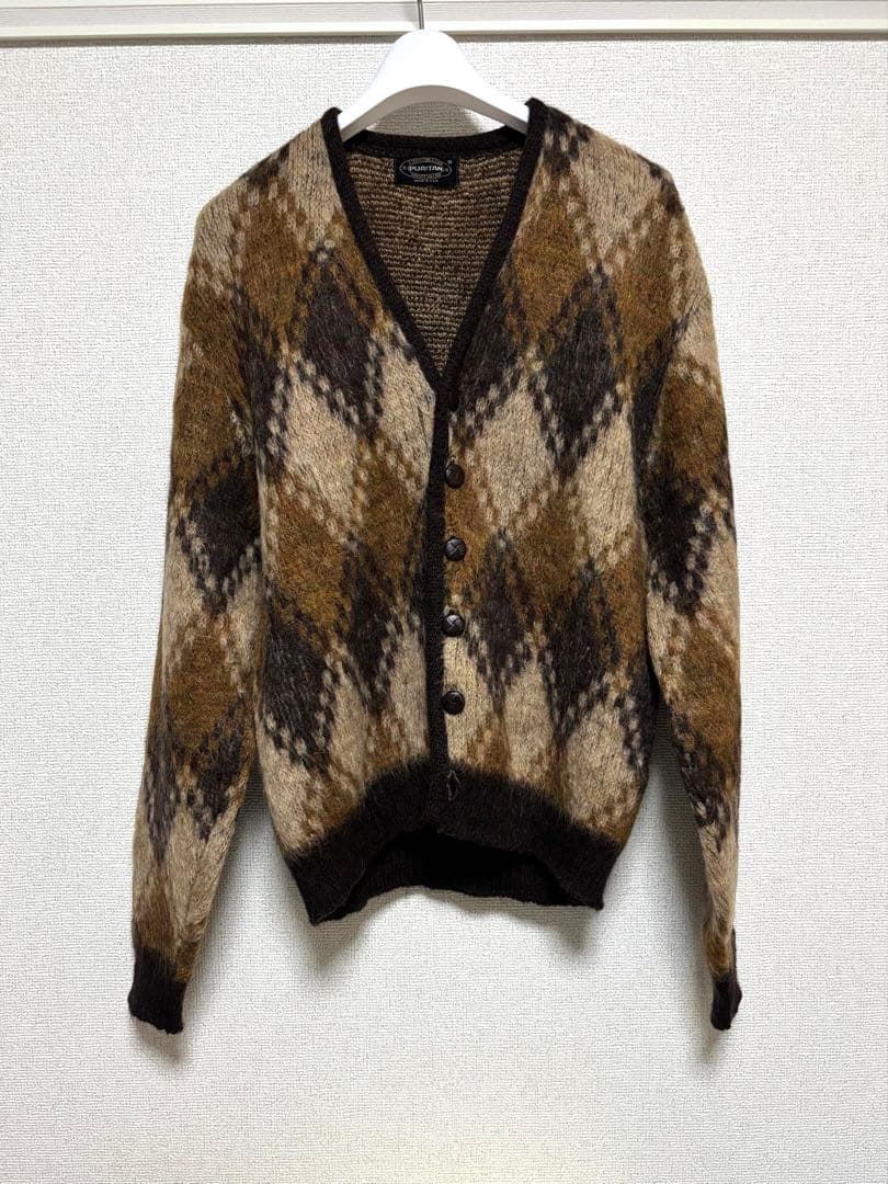 60〜70sビンテージ　モヘアカーディガン