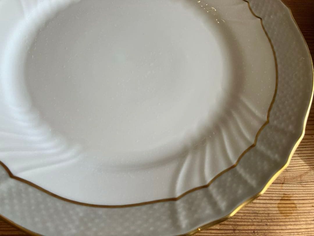 ジノリ　ベッキオグレース　24.5ディナープレート×3