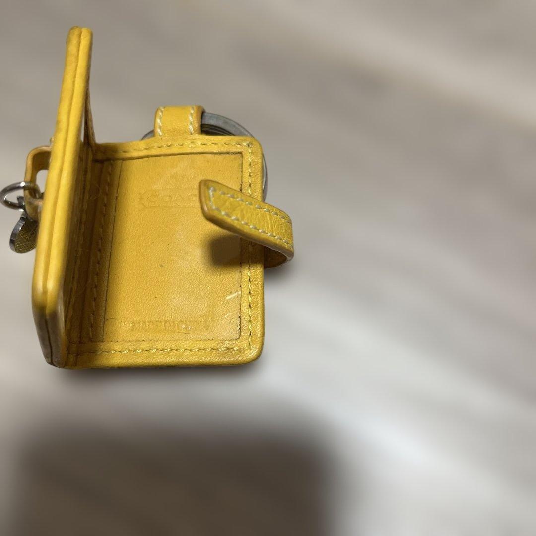 Coach イエロー キーホルダー・キーリング