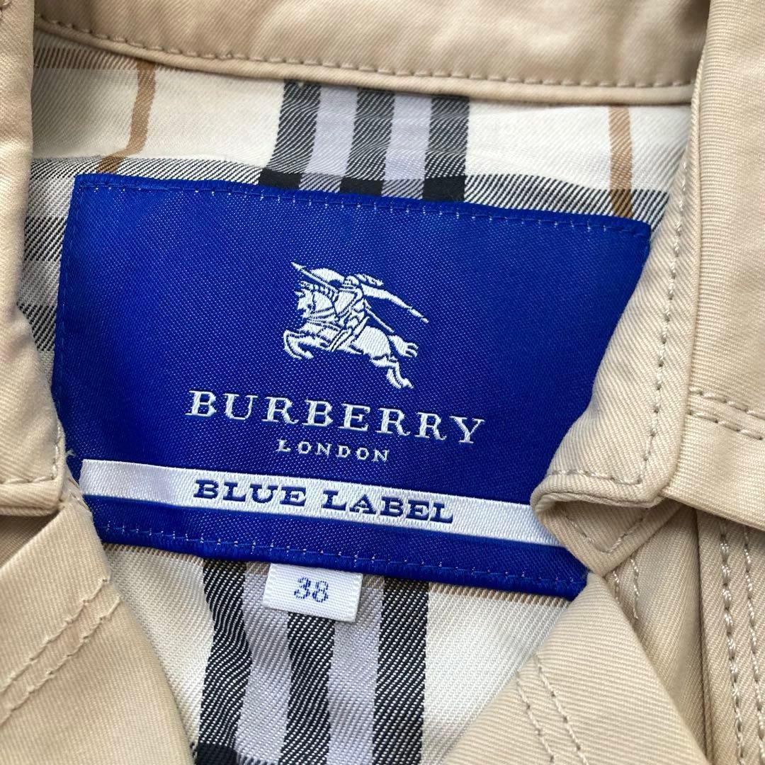 ay.n 　バーバリーブルーレーベル　トレンチコート　ノバチェック