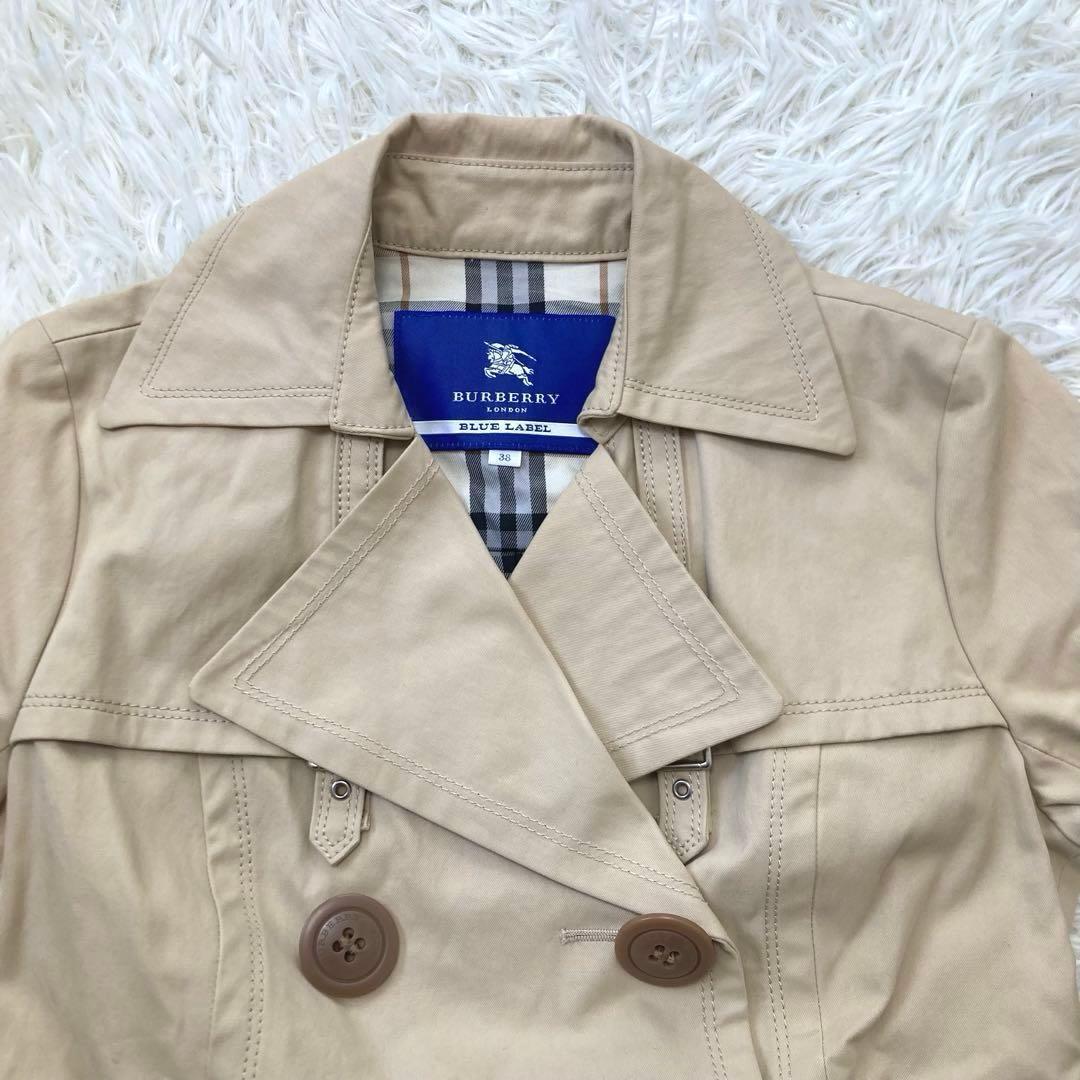 ay.n 　バーバリーブルーレーベル　トレンチコート　ノバチェック