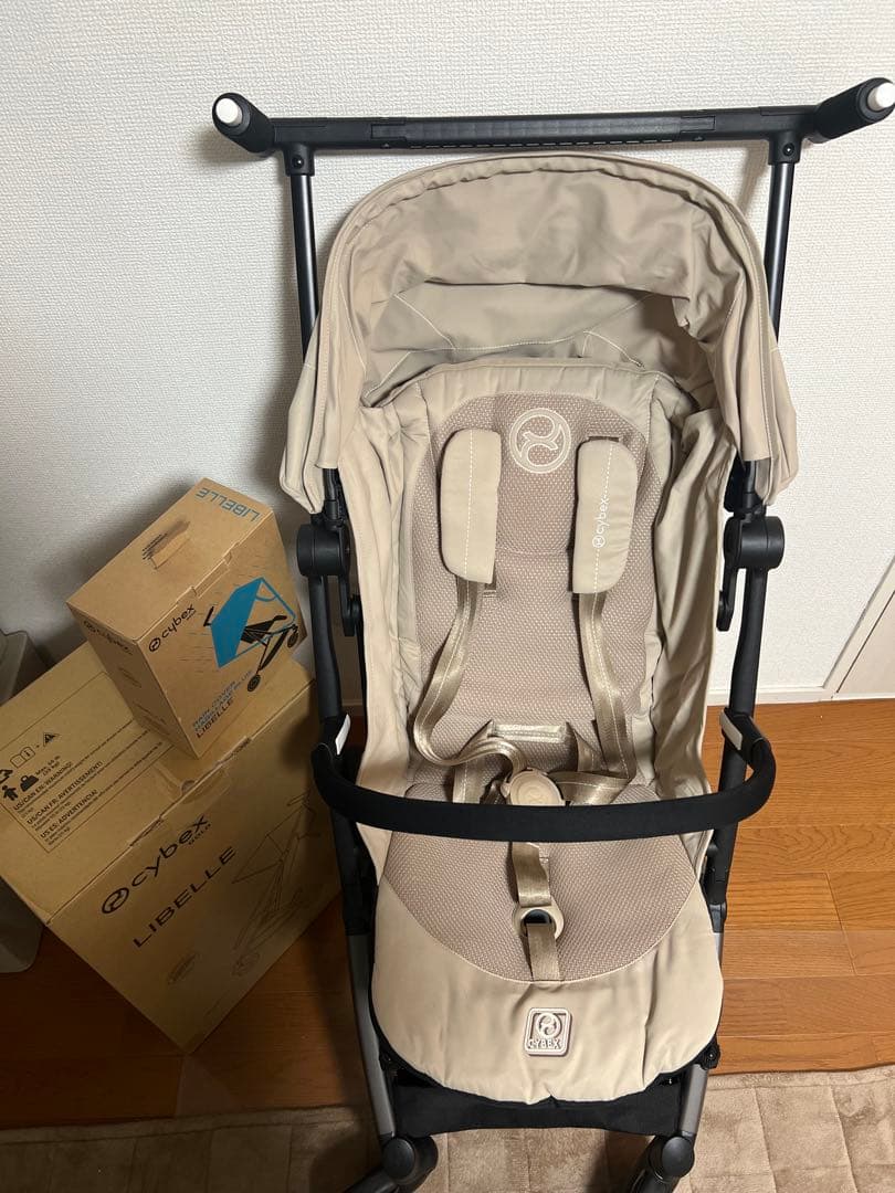 cybex サイベックス　リベル2024年モデル　バンパー　レインカバー付き