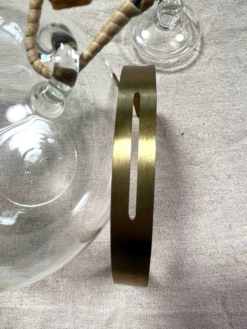 日ノ出化学製作所 ガラスポット 取手2種類付 Mサイズ