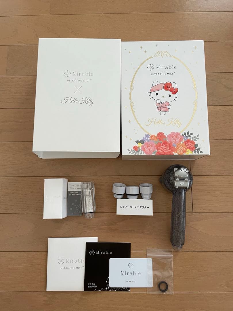 【スティック未使用】Mirable Hello Kitty シャワーヘッド