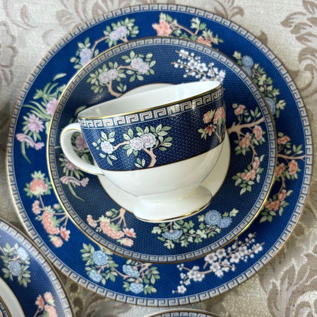 美品❤️ウェッジウッド❤️ブルーサイアム❤️カップ＆ソーサー他　カルテット　2セット