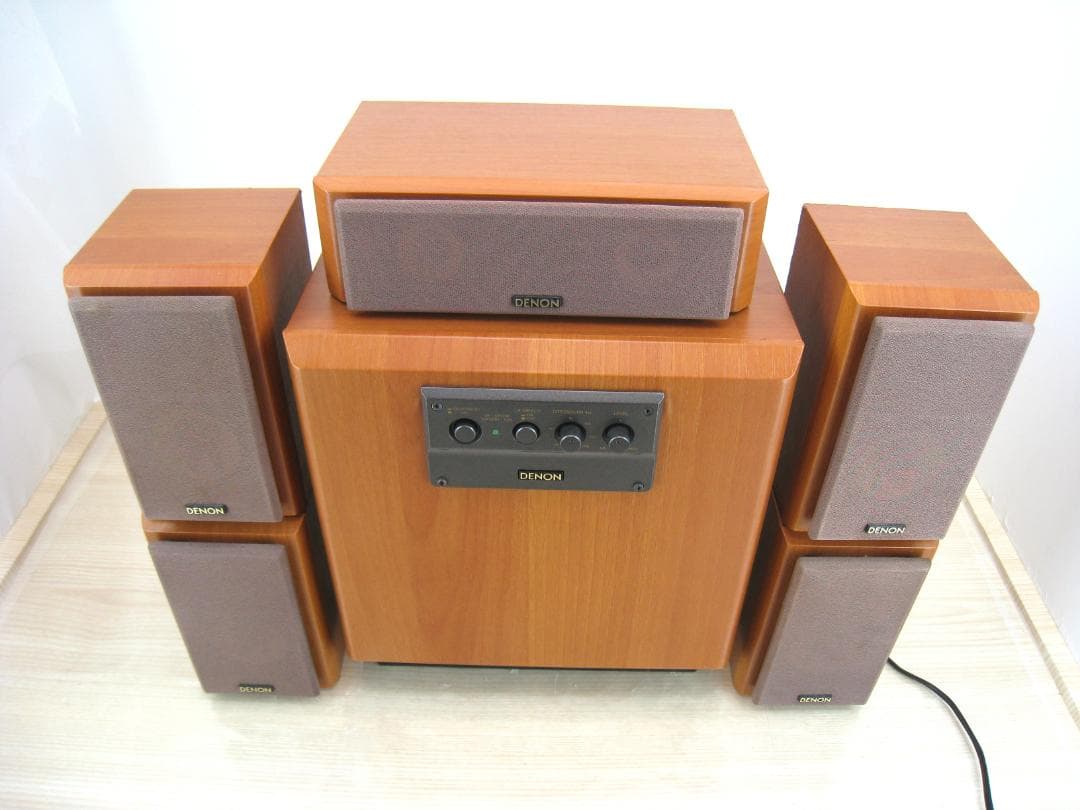 【音、動作OK】 DENON 5.1ch用　スピーカーセット サブウーファー
