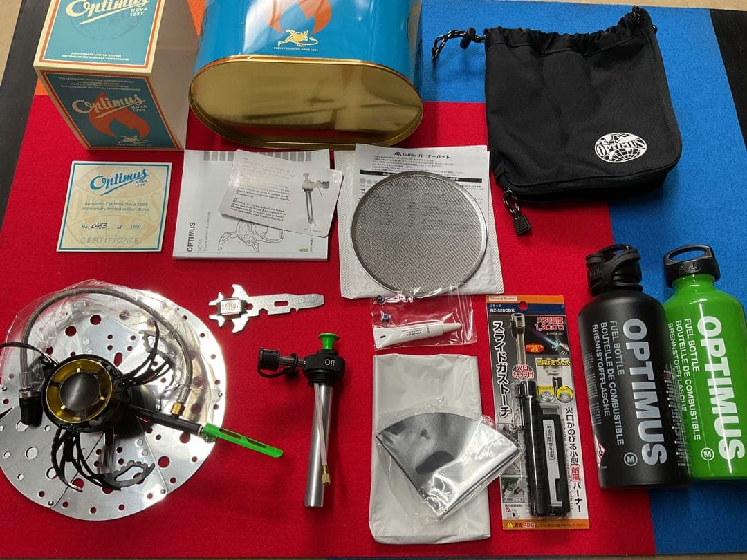 OPTIMUS NOVA 125Y限定販売記念モデル新品未使用未点火付属品多数付