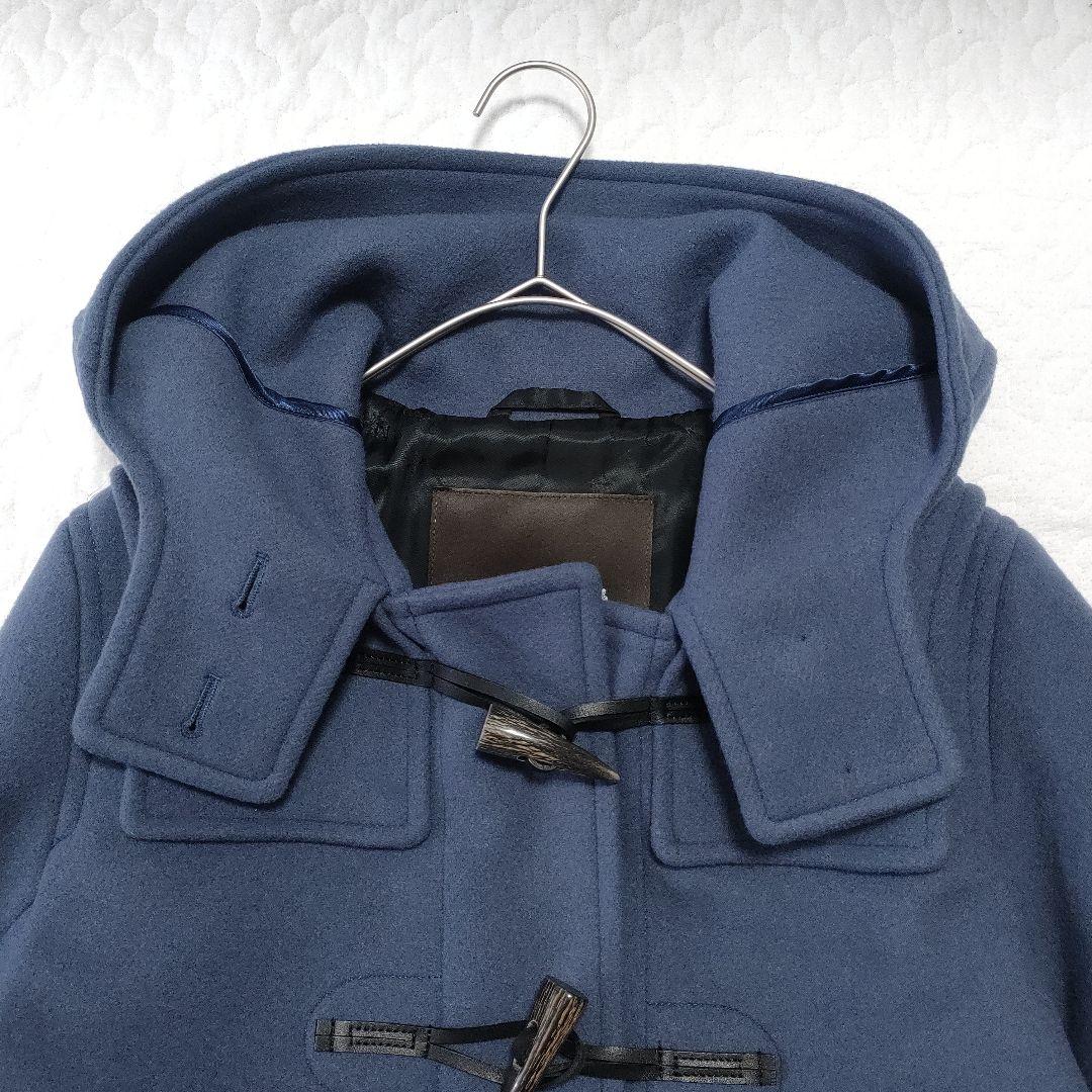 極美品✨マッキントッシュ　ロングダッフルコート　ブルーグレー　38